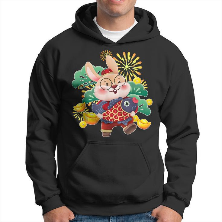 Cute Chinese Zodiac Year Of The Rabbit Lunar New Year 2023  V2 Hoodie