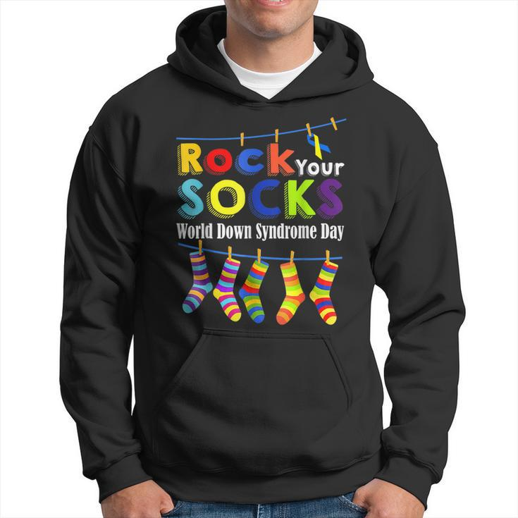 Cute Rock Your Socks 3 21 Trisomy 21 World Down Syndrome Day  Hoodie