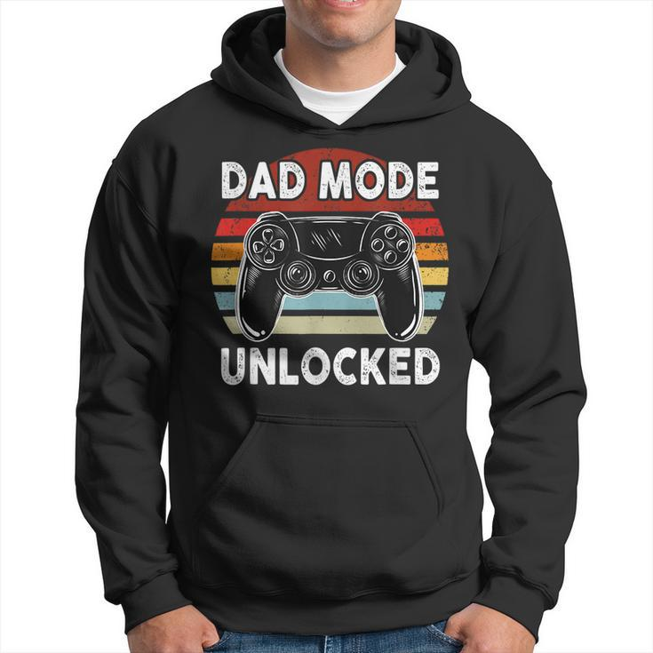 Dad Mode Unlocked Game R Player Father Mother Family Love Gift For Mens Hoodie