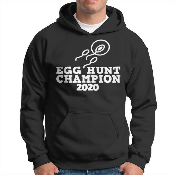 Dad Pregnancy Announcement Egg Hunt Champion 2020 Hoodie