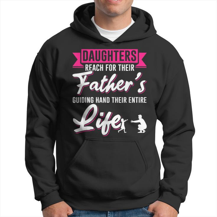 Daughter Father Dad Daddy Papa Poppa Stepdad Children Family Gift For Mens Hoodie