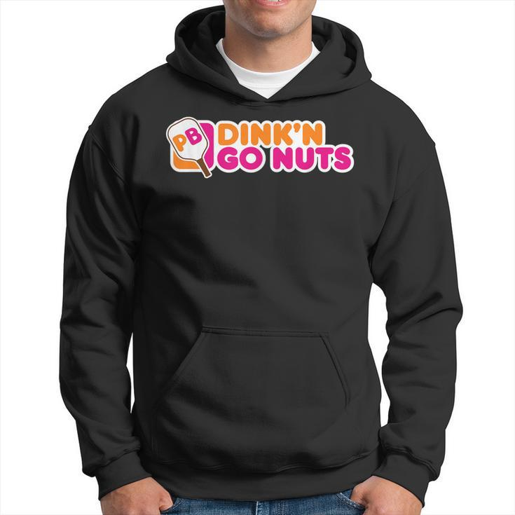 Dinkn Go Nuts - Funny Pickleball Player Paddleball Lover Hoodie