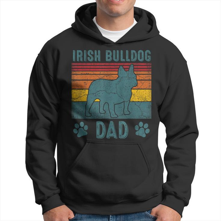 Dog Irish Bulldog Dad - Vintage Irish Bulldog Dad  Hoodie