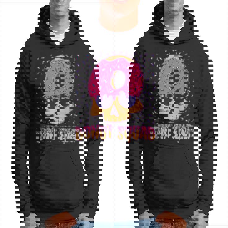 Donut Squad Skull Drawing Baker Gift Hoodie
