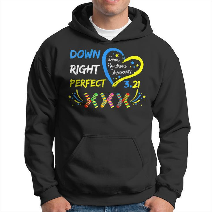 Down Syndrome Awareness 321 Down Right Perfect Socks Hoodie