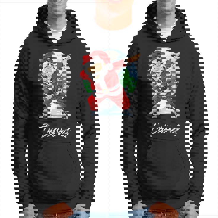 Downes Name Gift Santa Downes Hoodie