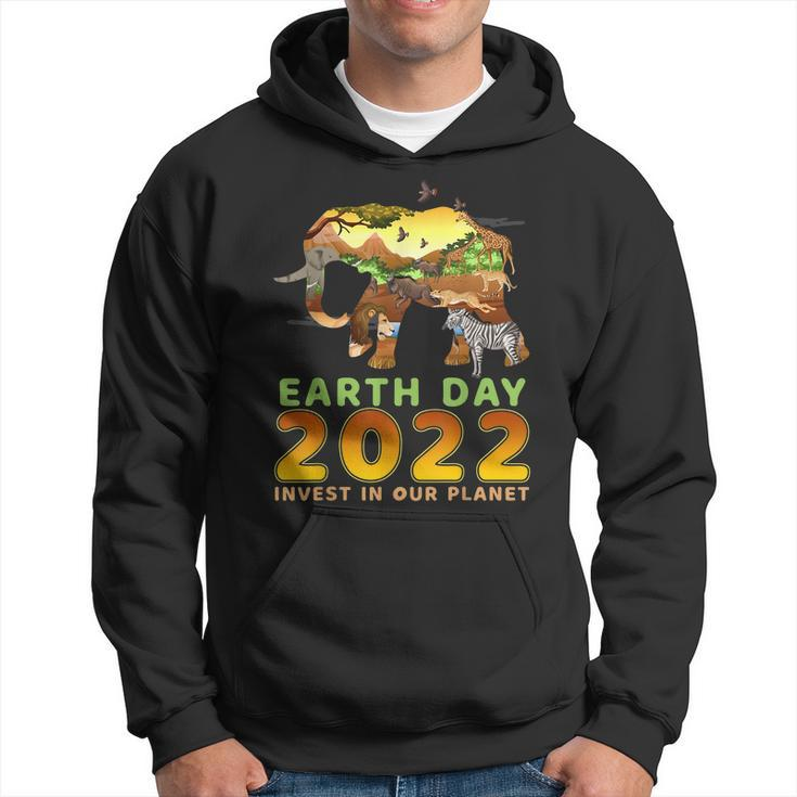 Earth Day 52Nd Anniversary 2022 Elephant Environmental Men Hoodie
