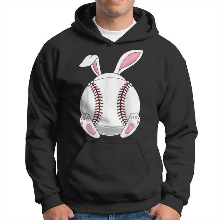 Easter Bunny Baseball - Funny Easter Baseball Rabbit Ears  Hoodie