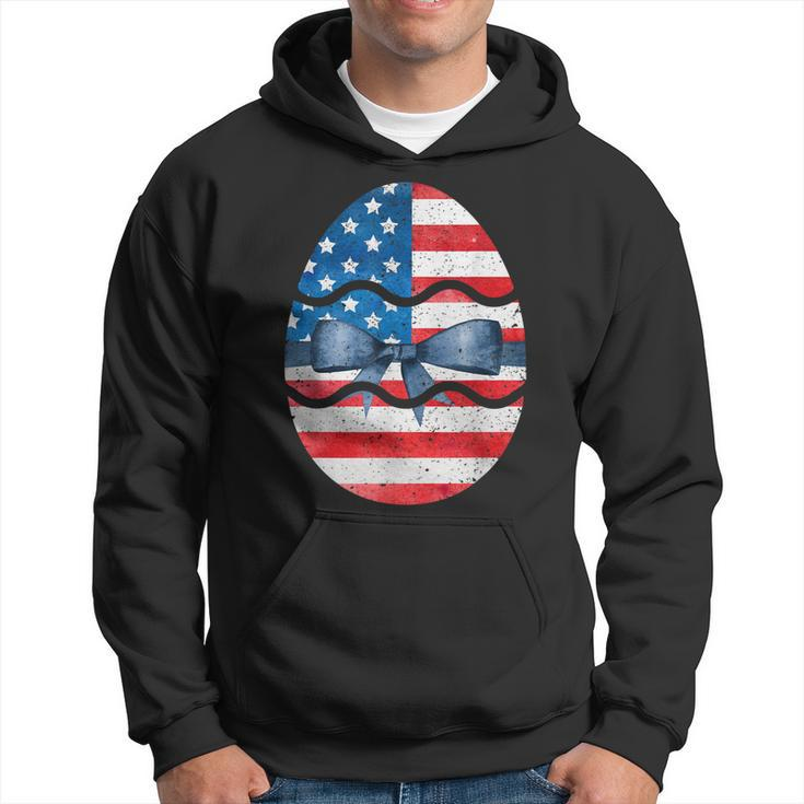 Easter Eggs Flag Of Usa Matching Design For Easter Lovers  Hoodie