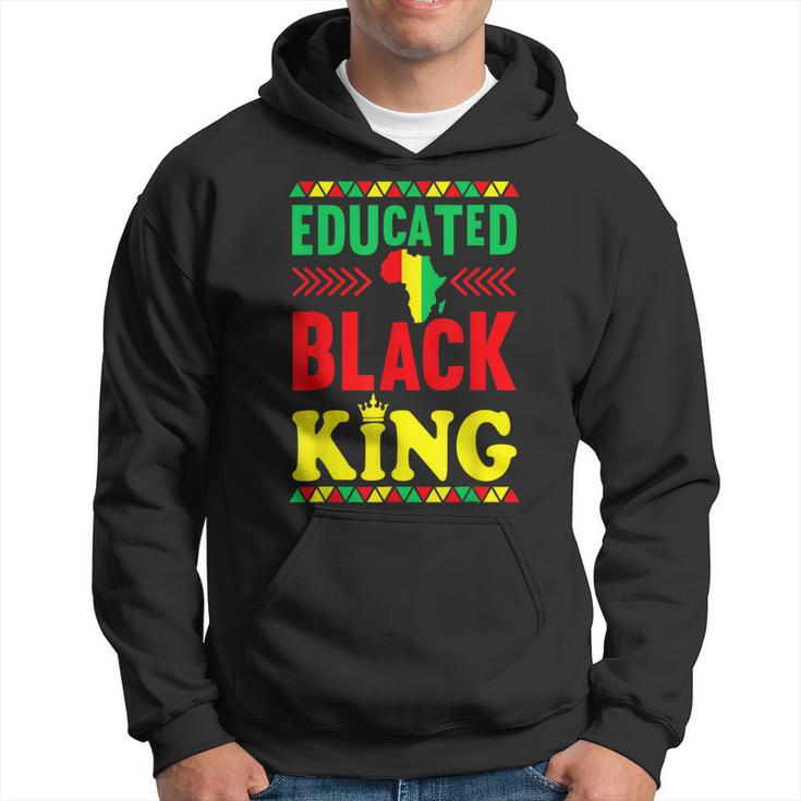 Educated Black King African American Melanin Black History  V2 Hoodie