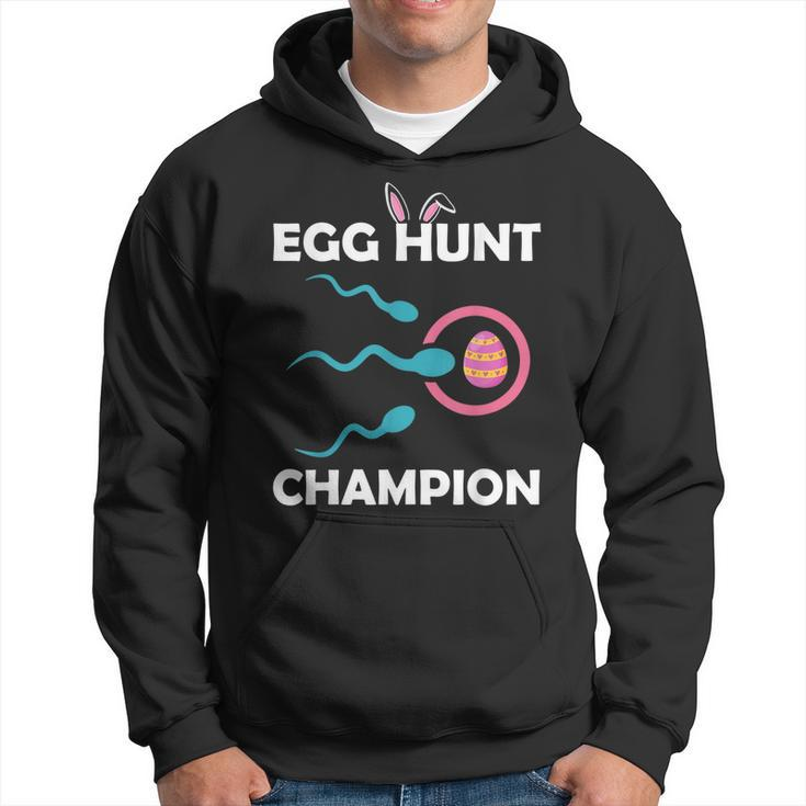 Egg Hunt Champion Funny Dad Easter Pregnancy Announcement  Hoodie