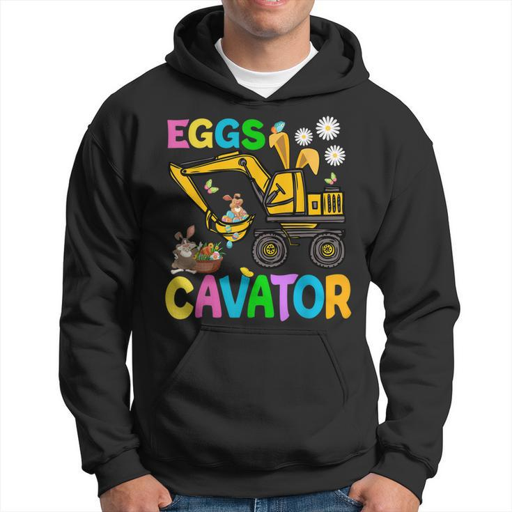 Eggs Cavator Happy Easter Excavator Hunting Egg Kids Funny  Hoodie