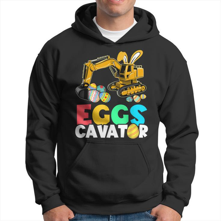 Eggscavator Happy Easter Funny Excavator Hunting Egg Boys  Hoodie