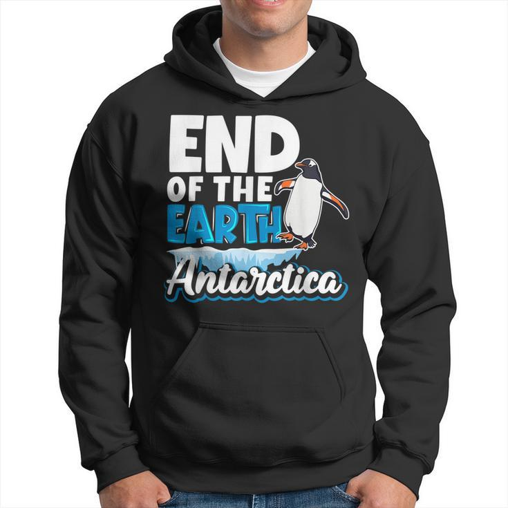 End Of The Earth Ice Expedition Adventure Antarctica  Hoodie