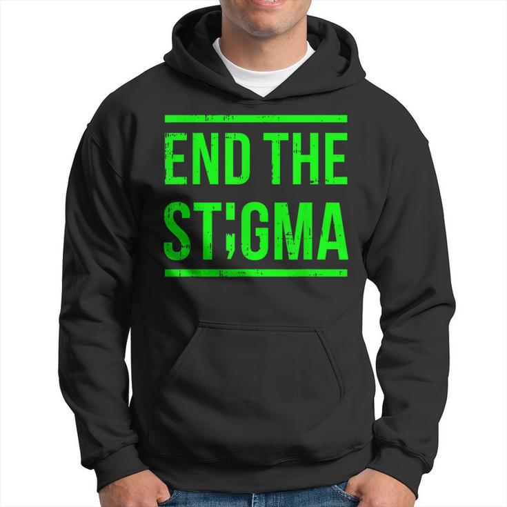 End The Stigma Mental Health Awareness Warrior Counselor Hoodie
