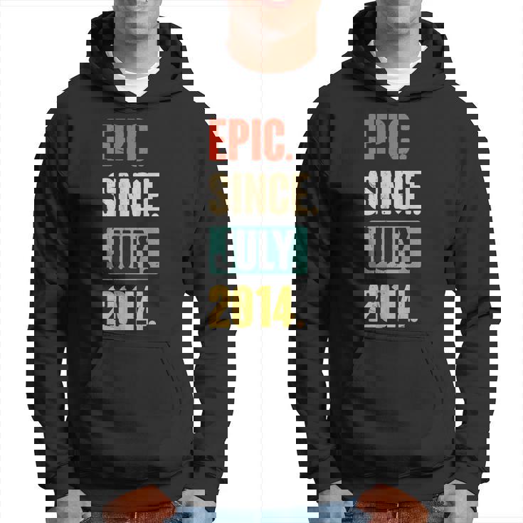 Epic Since July 2014 - Birthday 9Th Decoration Funny Hoodie