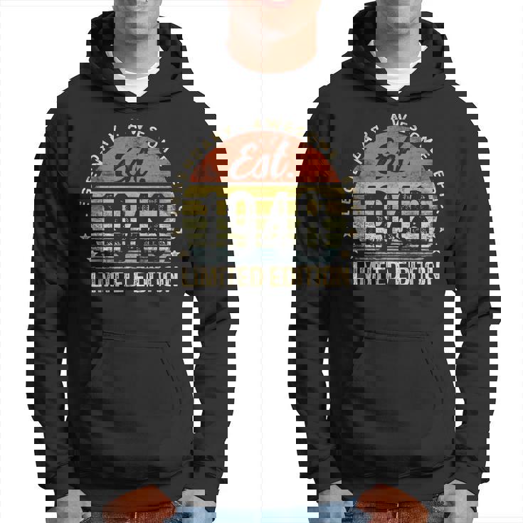 Est 1948 Limited Edition 75Th Birthday Vintage 75 Year Old Hoodie