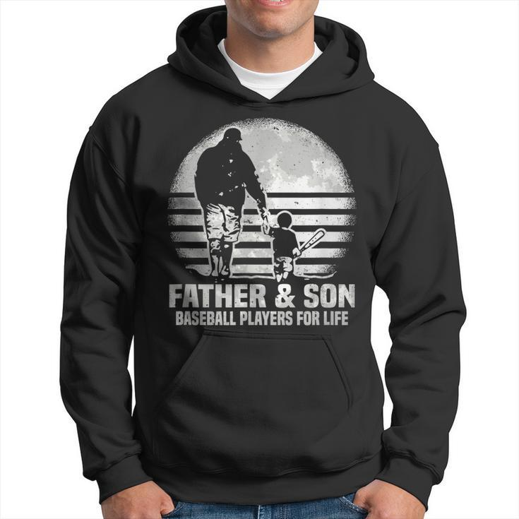 Father And Son Baseball Matching Dad Son  Hoodie
