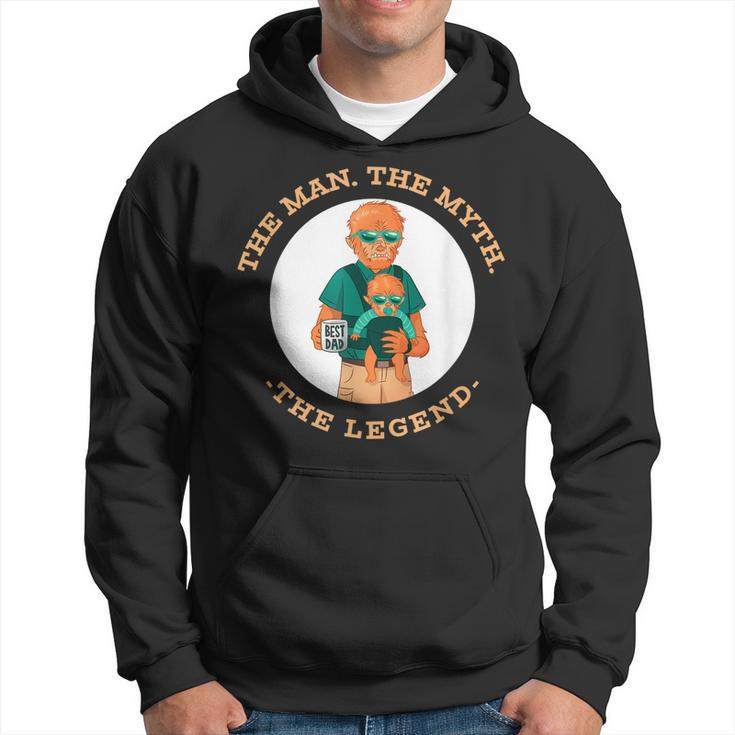 Fathers Day The Legend Cool Dad Gift For Mens Hoodie
