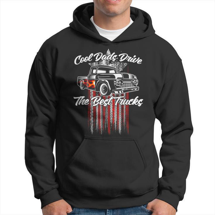 Fathers Day Truck Guy Flamed Custom Classic Pickup  Hoodie