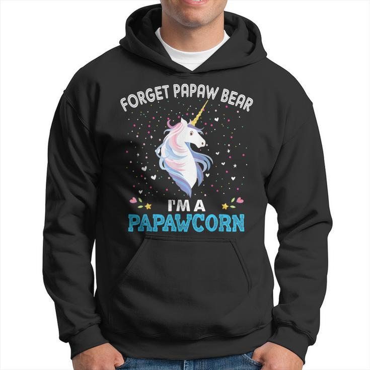 Forget Papaw Bear Im A Papawcorn Unicorn Father Hoodie