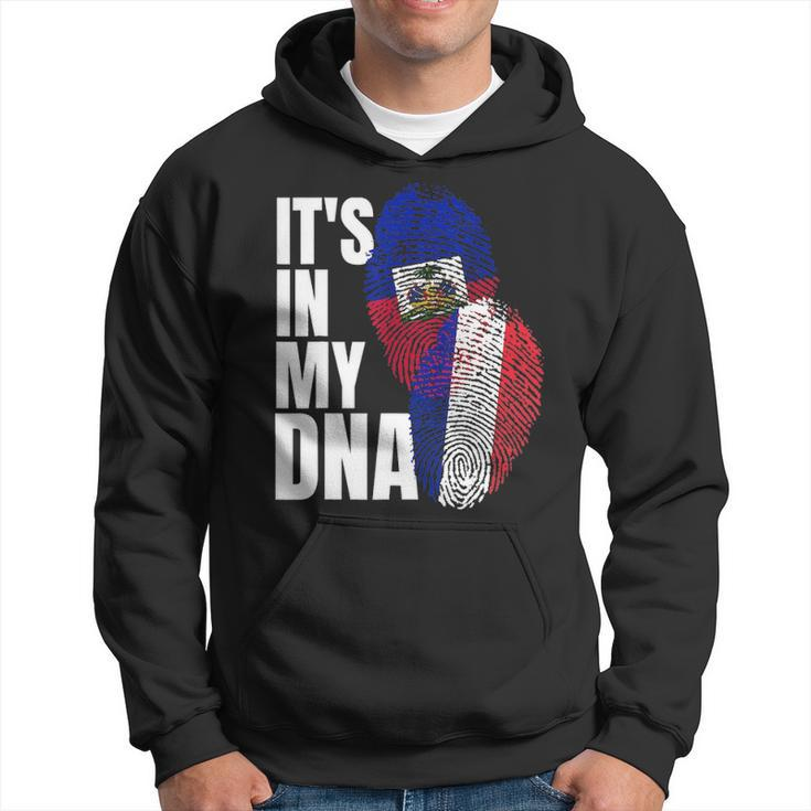 French And Haitian Mix Dna Heritage Flag Gift Hoodie