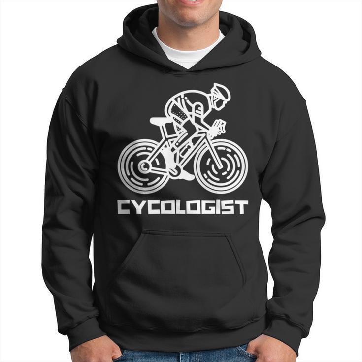 Funny Cycologist Gift For Men Cycling Cyclist Bicycle Men Hoodie Graphic Print Hooded Sweatshirt Seseable UK