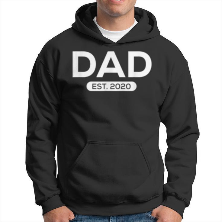 Funny Family New Dad Est 2020 This Year New Father Hoodie