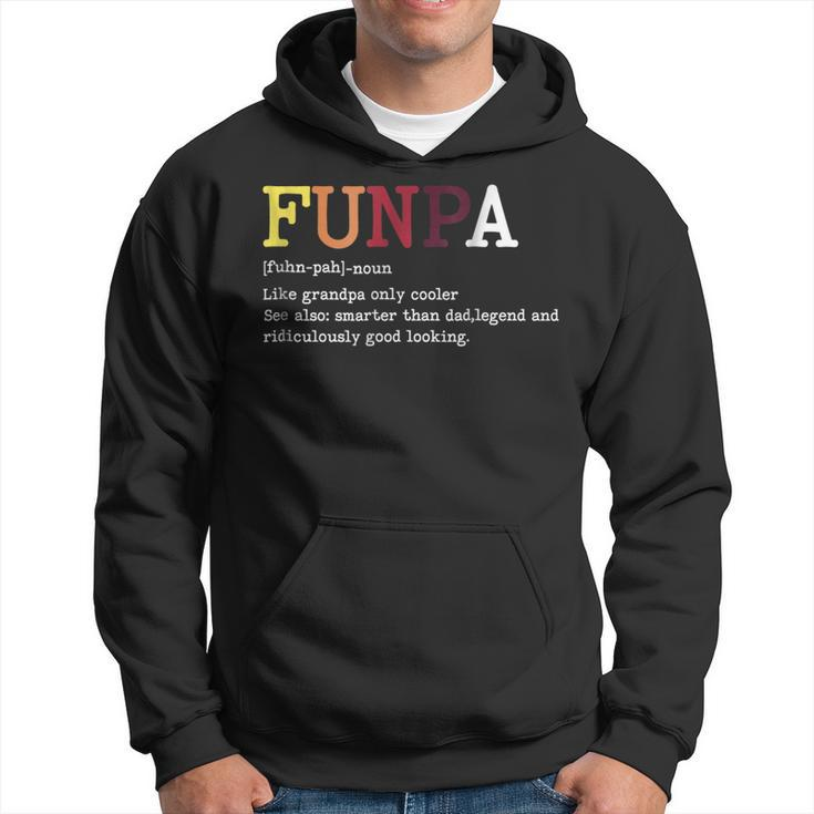 Funny Funpa Like Grandpa Cute Definition Funpa Gift Hoodie