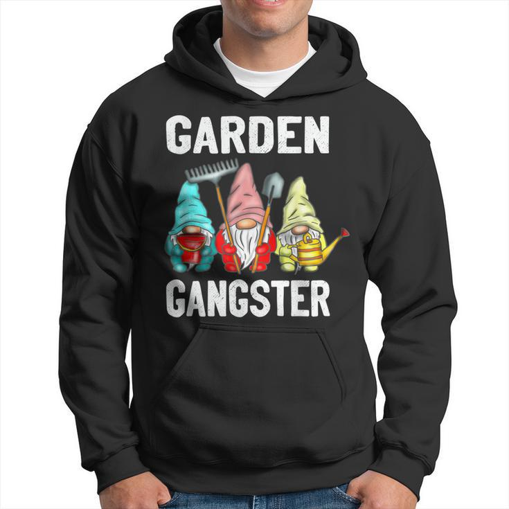 Funny Gnome Lover Garden Gangster Gnomes Gardener  Hoodie
