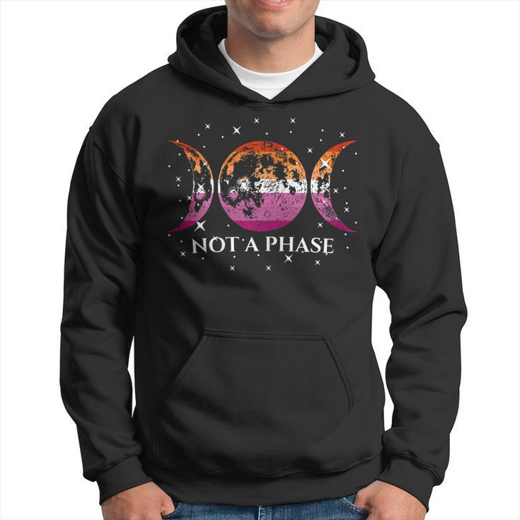 Funny Lesbian Pride Flag Not A Phase Gift For Womens Hoodie