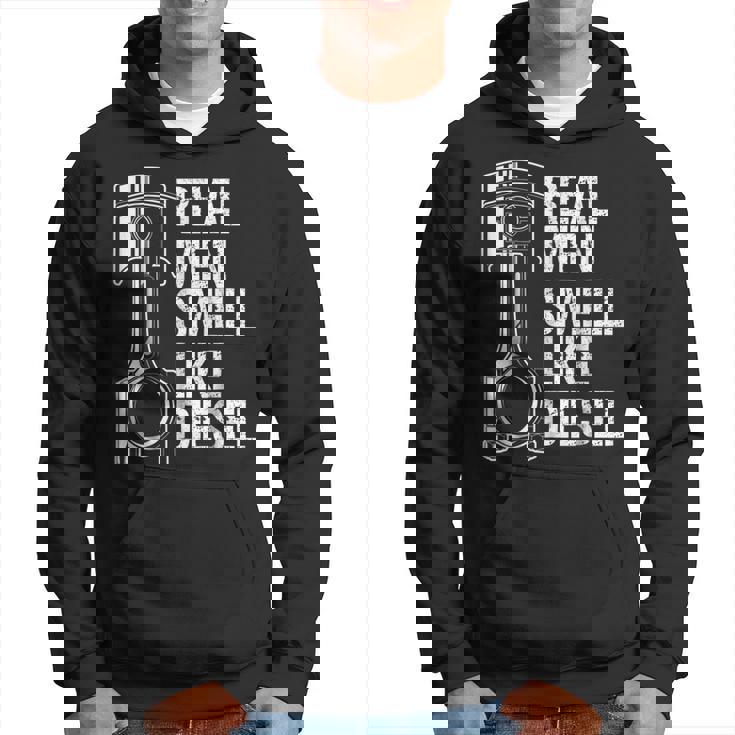 Funny MechanicReal Men Smell Like Diesel Gift Hoodie