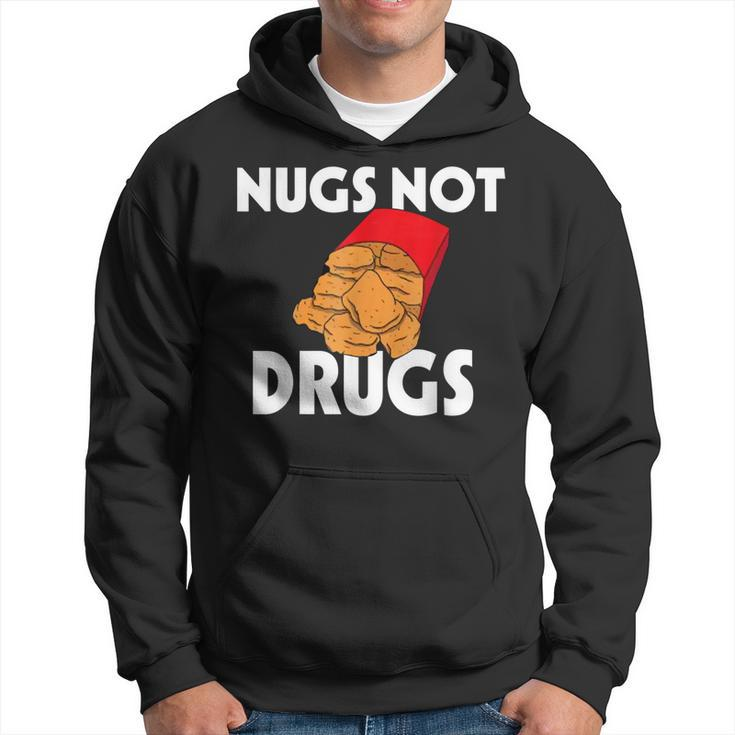 Funny Nugs Not Drugs Delicious Chicken Nugget Bucket V3 Hoodie