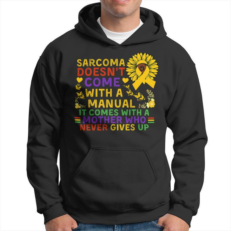Funny Sarcoma Mother Quote Sunflower With Butterflies Hoodie