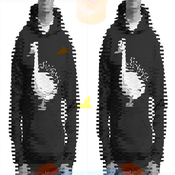 Funny Silly Goose Meme Cute Goose Aesthetic Trendy Clothing Hoodie Mazezy