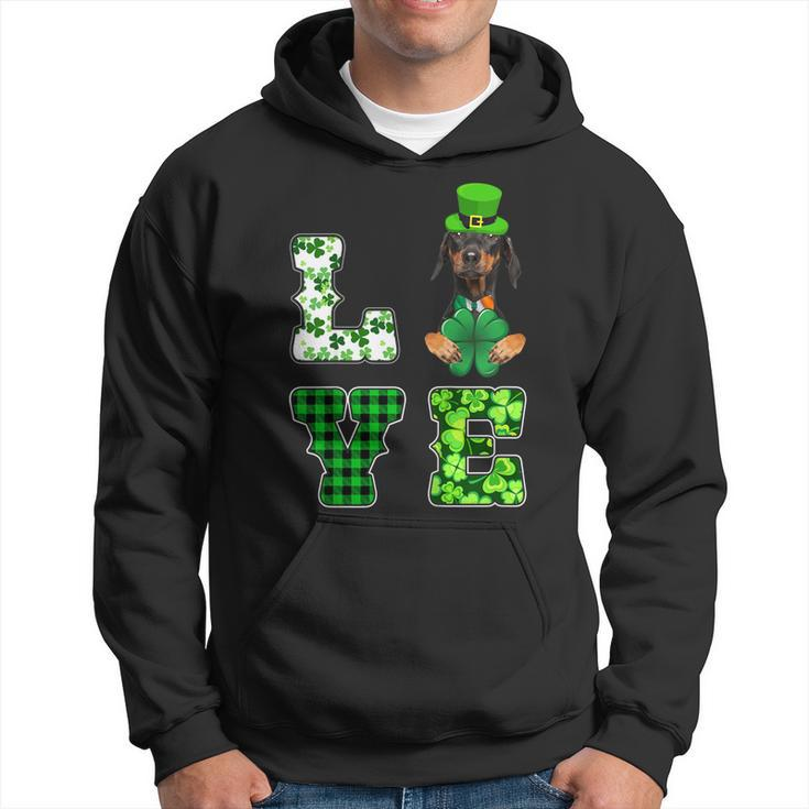 Funny St Patricks Day Shirts | Doberman Lover  Hoodie