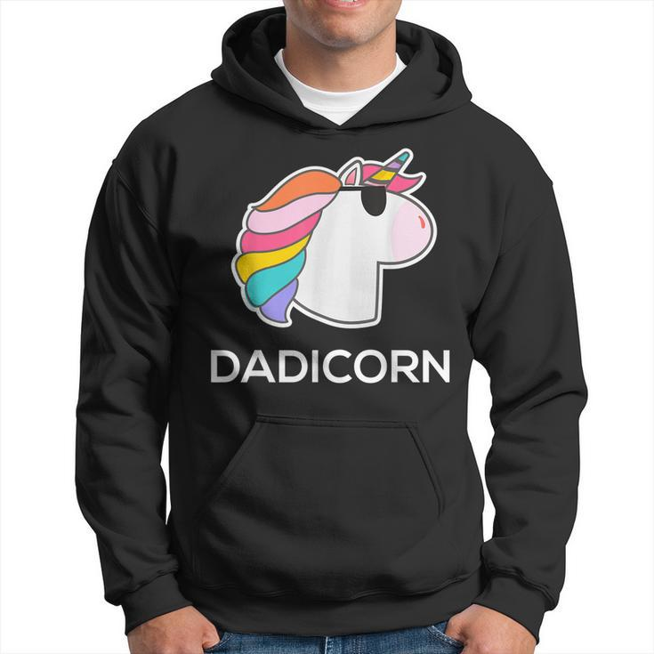 Funny Unicorn Dad Father Gift Dadicorn Gift For Mens Hoodie