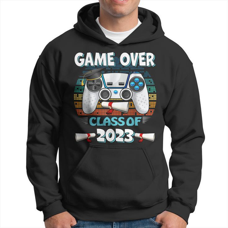 Game Over Class Of 2023 Video Gamer Graduation Gamer Hoodie