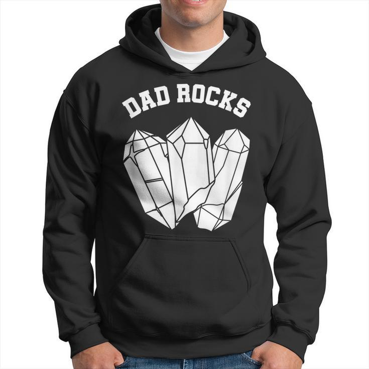 Geologist Dad Rocks Rock Collector Geology   Men Hoodie Graphic Print Hooded Sweatshirt