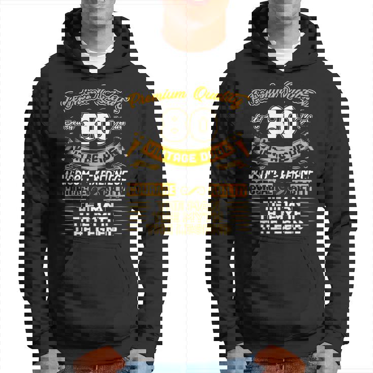 Gift For 80 Years Old 80Th Vintage The Man Myth Legend Hoodie