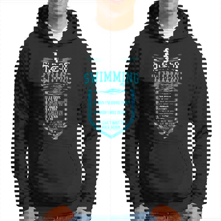 Gifts For Swimmers Swim Team Gifts Funny Swimming Funny Swim  Men Hoodie Graphic Print Hooded Sweatshirt