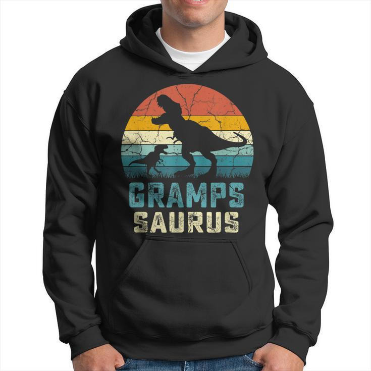 Grampssaurus Fathers Day T Rex Gramps Saurus For Men Dad Hoodie