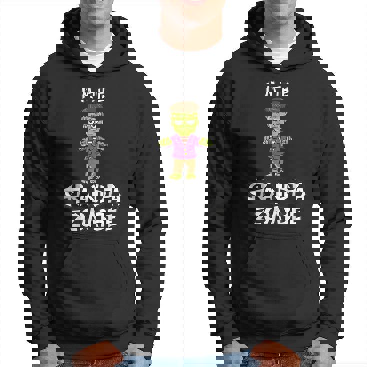 Grandpa Zombie Halloween Matching Family Costume Halloween Gift For Mens Hoodie