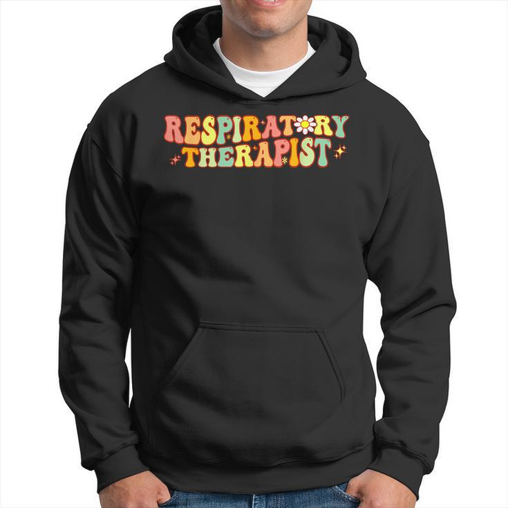 Groovy Respiratory Therapy Rt Therapist Funny Rt Care Week  Hoodie