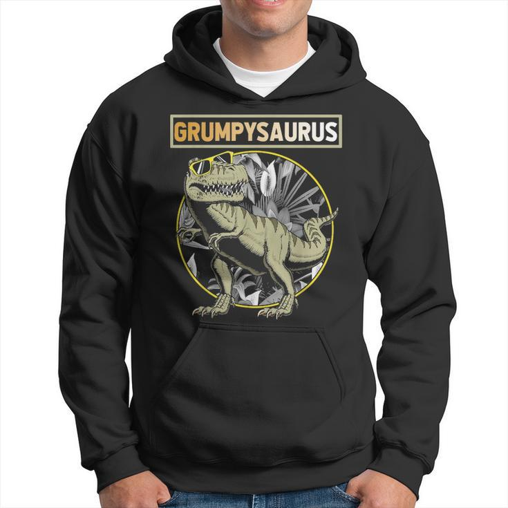 Grumpysaurus Grumpy Dinosaur Fathers Day Gift Hoodie