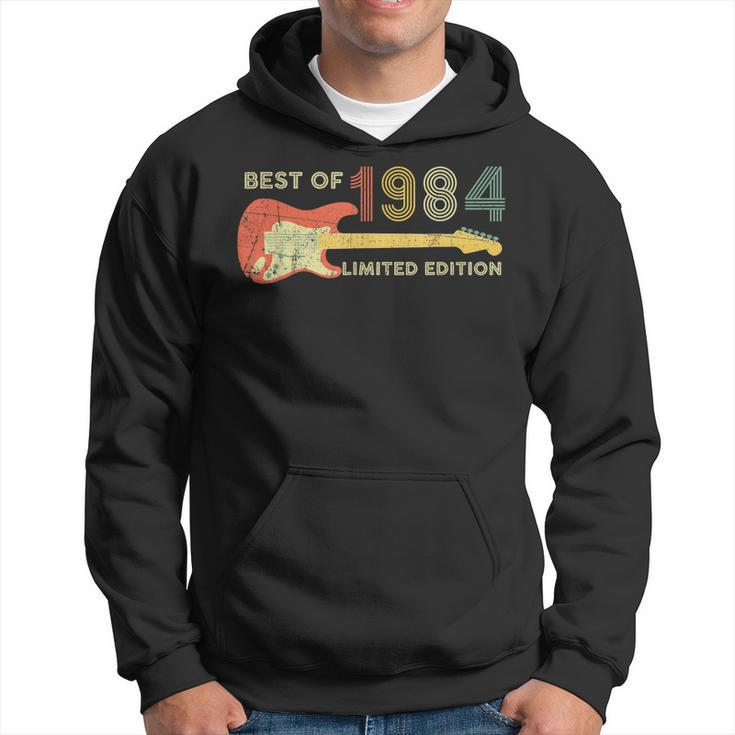 Guitar Fathers Day Dad Gifts Best Of 1984 38Th Birthday Hoodie