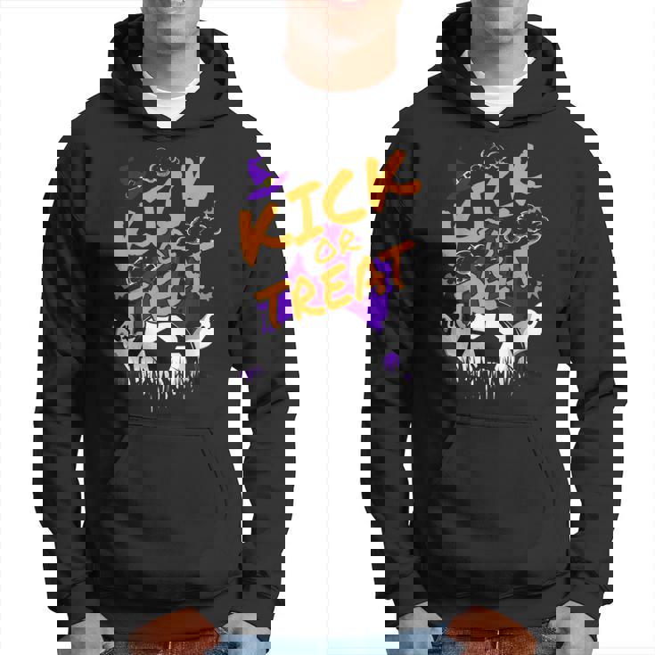 Halloween For Soccer Players With A Soccer Ball Men Hoodie