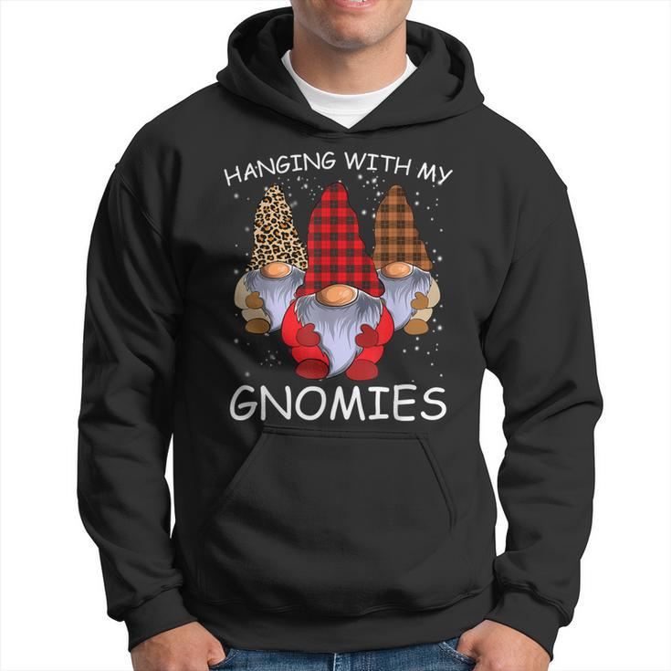 Hanging With My Gnomies Funny Gnome Friend Christmas  Hoodie