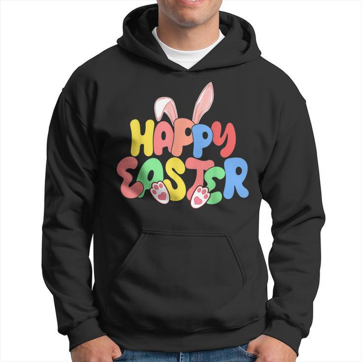 Happy Easter Easter Bunny Ears Easter Egg Hunt Matching  Hoodie