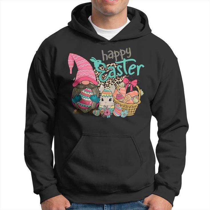 Happy Easter Leopard Egg Bunny Gnome Gift Girls Kids Toddler  Hoodie